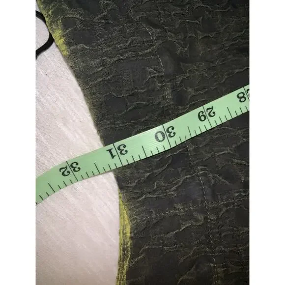 DRESS TO KILL by Jane Mohr Wide-Leg Harem Pants & Blouse Yellow & Black Size 1 - Picture 10 of 10